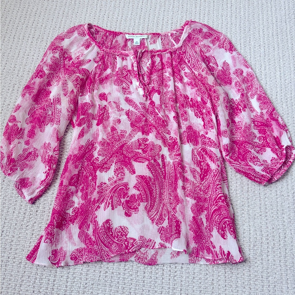 Banana Republic silk blouse